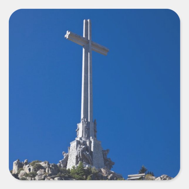 Valley of the fallen, monument square sticker (Front)