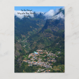 Valley of the Nuns, Madeira, Portugal Postcard