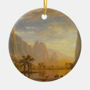 Valley of the Yosemite (1864) – Albert Bierstadt Ceramic Ornament