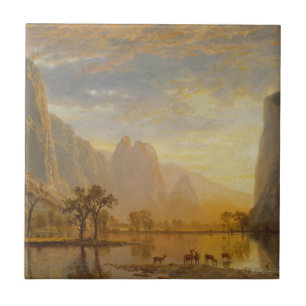 Valley of the Yosemite (1864) – Albert Bierstadt Ceramic Tile
