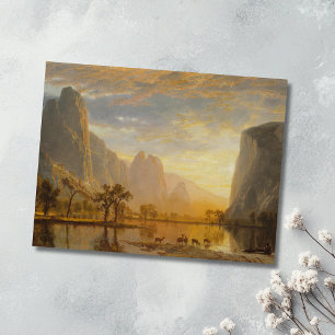 Valley of the Yosemite (1864) – Albert Bierstadt Postcard