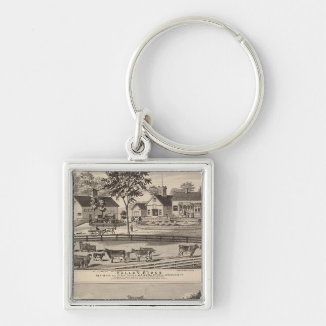 Valley Ridge and Buell residences Key Ring (Front)