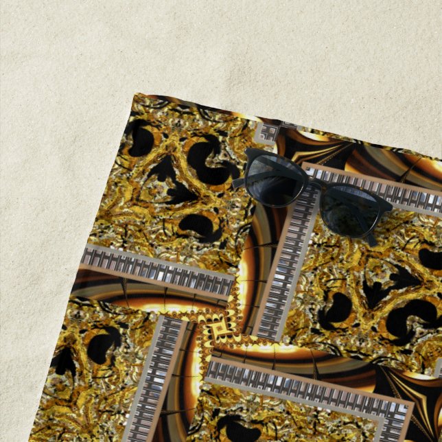 Valley Rox Elegant Designer Beach Towel (In Situ)