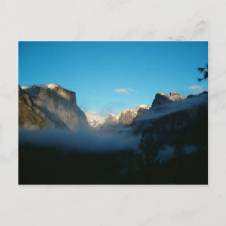 valley view after storm postcard