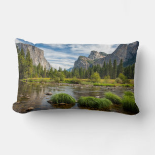 Valley View in Yosemite National Park Lumbar Cushion