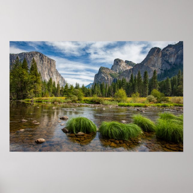 Valley View in Yosemite National Park Poster (Front)