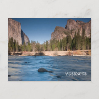 Valley View, Yosemite Postcard