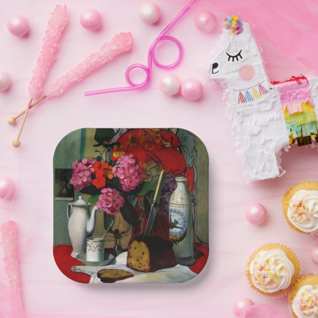 Vallotton - Still Life in Chinese Painting Paper Plate (Party)