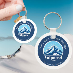 Valmorel France ski resort souvenir Key Ring