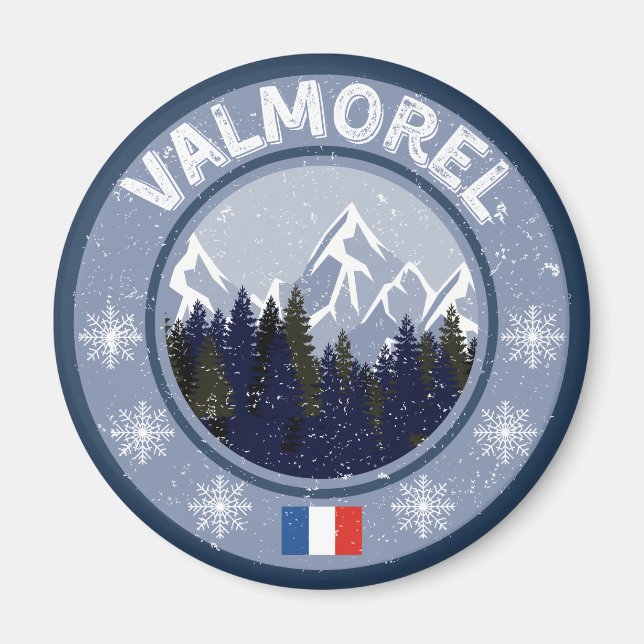 Valmorel Station de ski Magnet (Front)