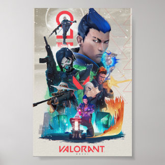 Valorant agents poster art