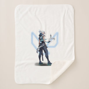 Valorant Jett Sherpa Blanket