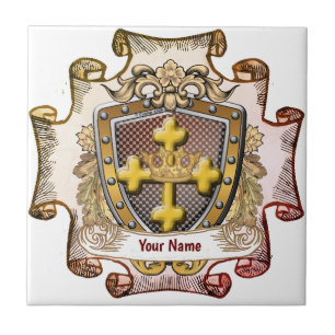 Valour   Family Crest Surname tile