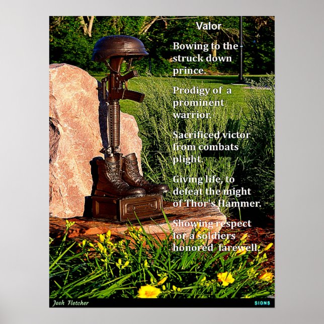 Valour Poster (Front)