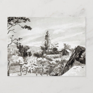 Valparaiso 1822 postcard