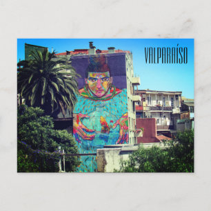 valparaíso art postcard