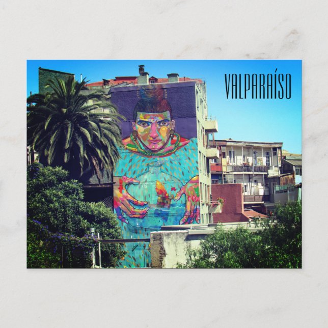 valparaíso art postcard (Front)