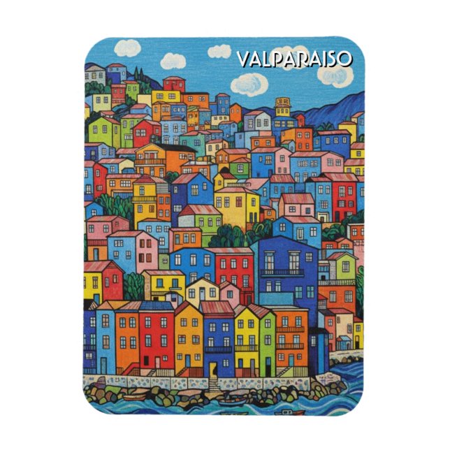 Valparaiso Chile Magnet (Vertical)