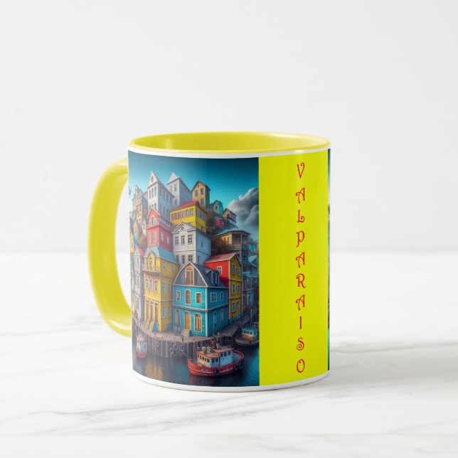 Valparaiso - Chile Mug (Front Left)