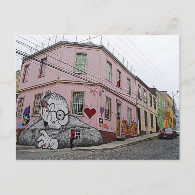 Valparaiso, Chile Postcard (Front)