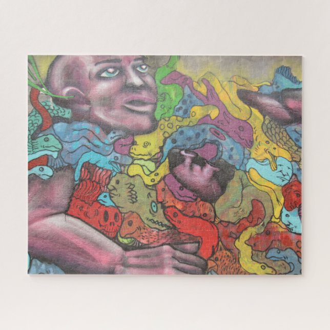 valparaiso colour art jigsaw puzzle (Horizontal)