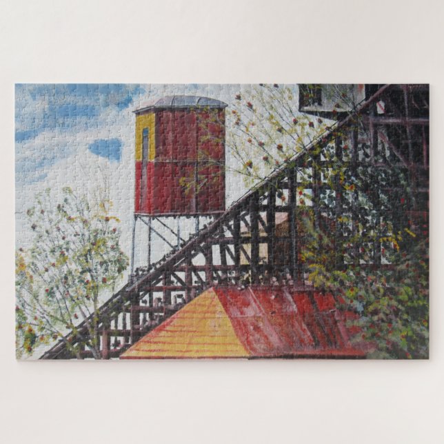 valparaiso funicular art jigsaw puzzle (Horizontal)