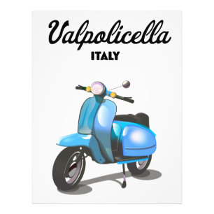 Valpolicella Italy Scooter poster Art Print