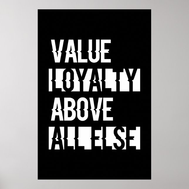 Value Loyalty - Ray Red Poster (Front)