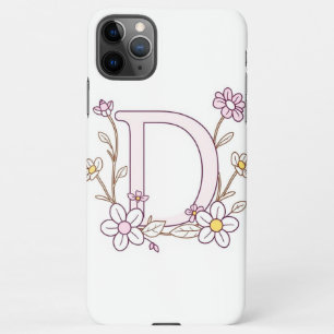 Value Monogram D Initial Case