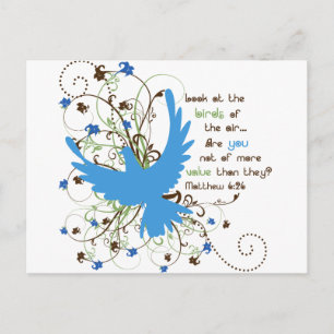 Value of Birds Postcard