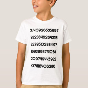Value of Pi Pie 3.14159 Mathematical Constant π T-Shirt
