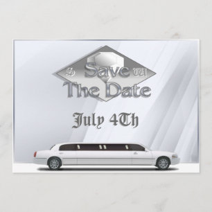 Value Priced Monogram Save The Date Invite