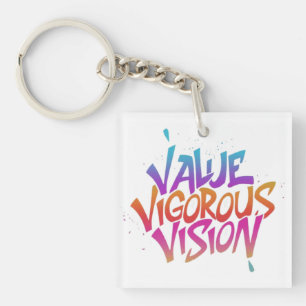 Value Vigourous Vision Key Ring