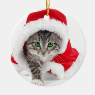 Valuegem Santas Christmas Kitten Ornament