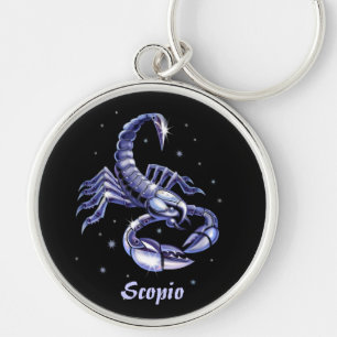 Valuegem Scorpio Horroscope  Keychain