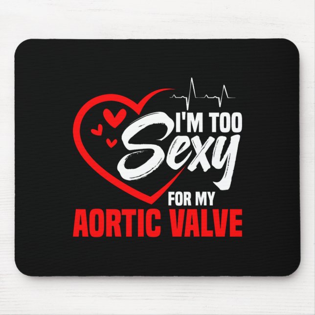 Valve Replacement Heart Surgery Aortic Valve Repai Mouse Pad (Front)