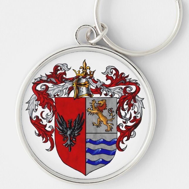 Valverde Coat of Arms Key Ring (Front)