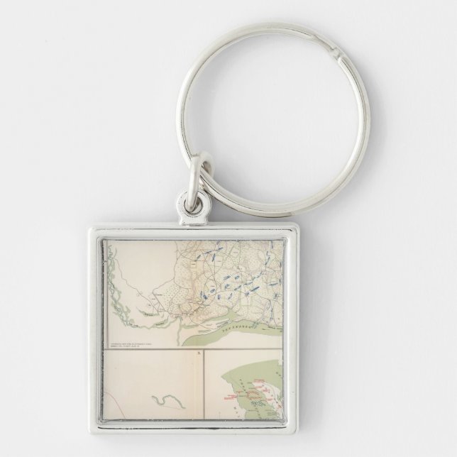 Valverde, Shiloh, Ft Craig, Roanoke Island Key Ring (Front)