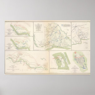 Valverde, Shiloh, Ft Craig, Roanoke Island Poster