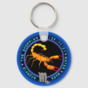Valxart Scorpio zodiac logo Key Ring