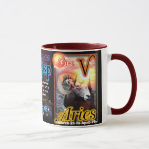Valxart Zodiac Cusp Pisces Aries Mug