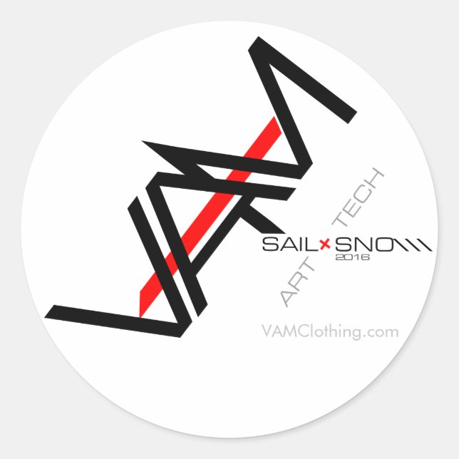 VAM Sport Design Sticker (Front)