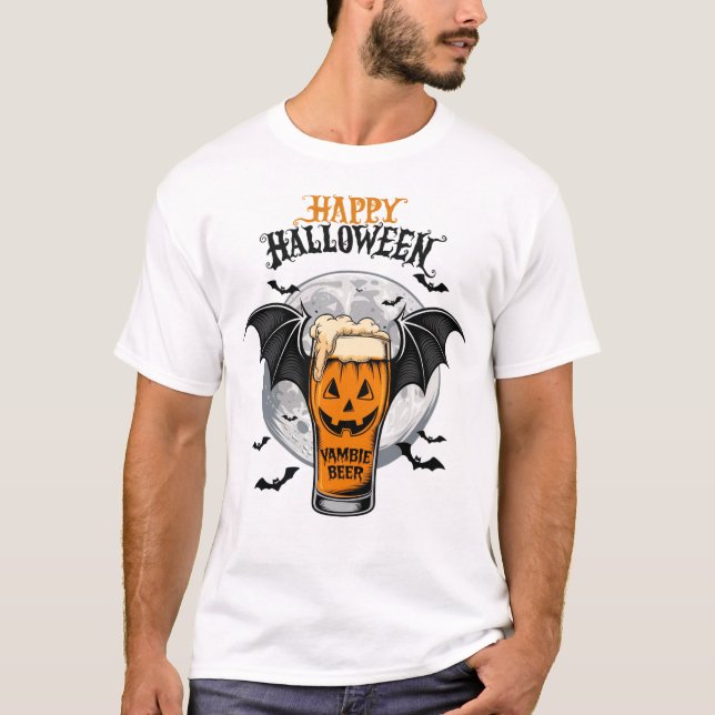 Vambier Beer halloween T-shirt.Hoodie.sweat-shirt. T-Shirt (Front)