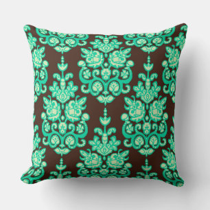 Vamil damask ikat cushion