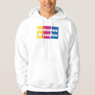 Vamonos Brandon shaded text Hoodie