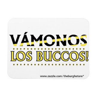 VAMONOS Los Buccos! Magnet! with store address Magnet