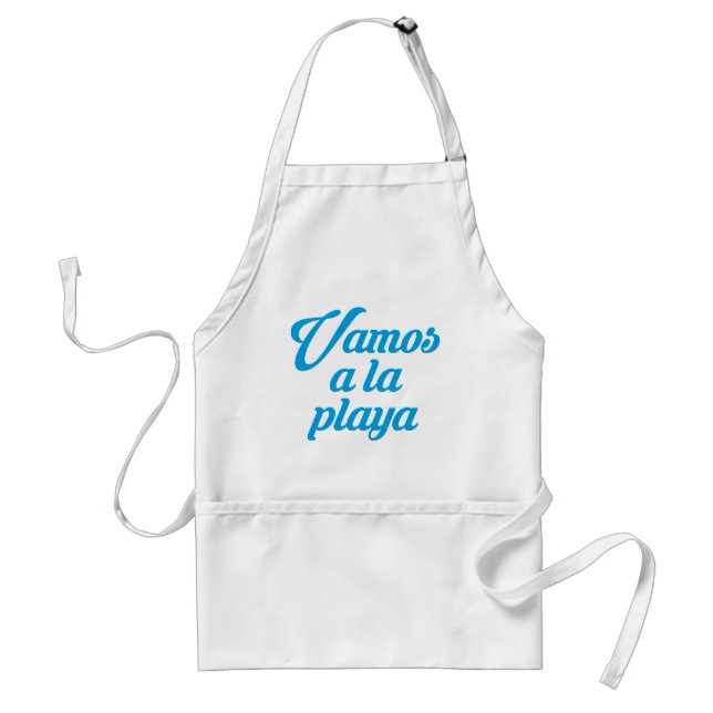 VAMOS A LA PLAYA STANDARD APRON (Front)