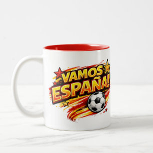 VAMOS ESPANA Mug Patriotic Spain Foot