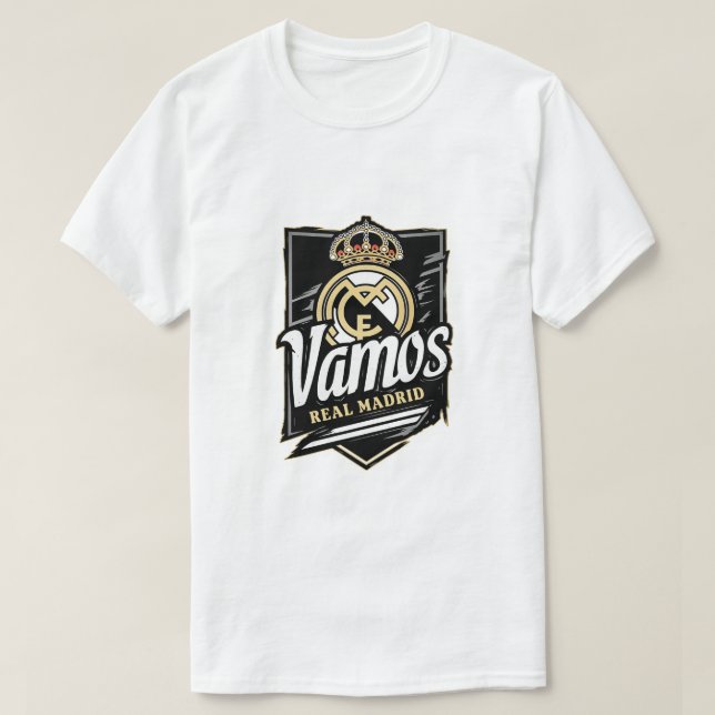 vamos real Madrid T-Shirt (Design Front)