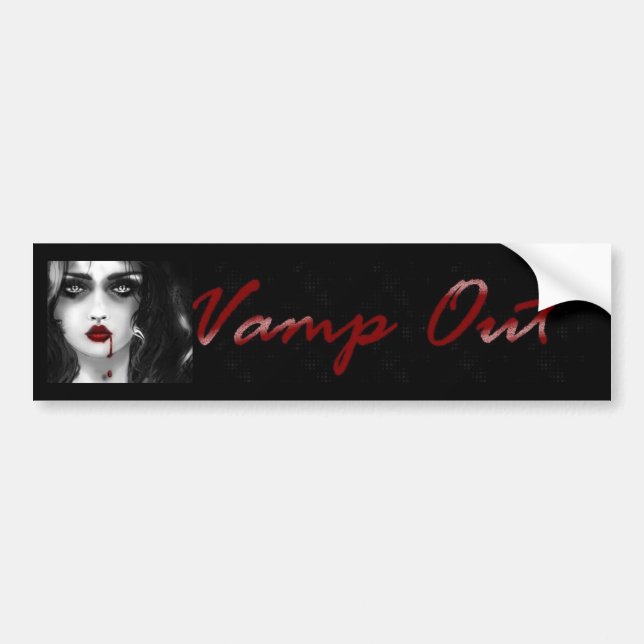 Vamp Out Bumper Sticker (Front)